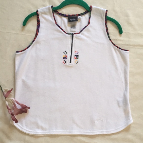 Vintage Kaelin Tennis Top Large - Picture 1 of 5